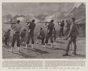 With the Sherbro Expeditionary Force in Sierra Leone, an Attack on the 3rd West India Camp
